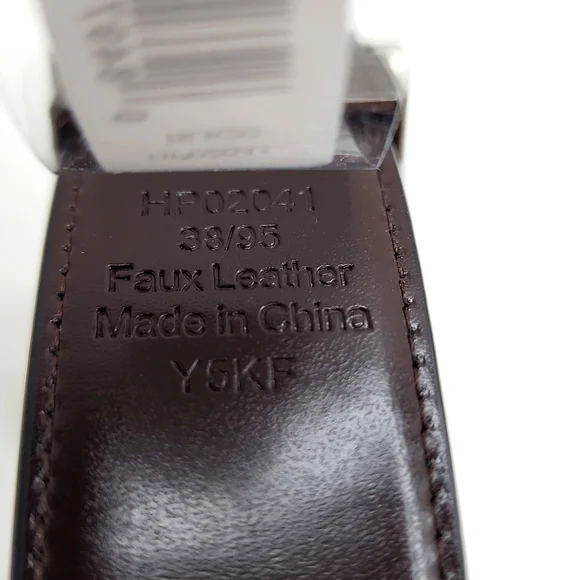 PERRY ELLIS POTFOLIO MEN'S REVERSABLE BELT, BROWN AND BLACK